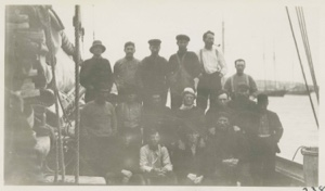 Image of Crew of Fishing schooner
